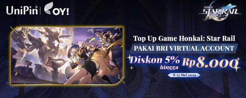 Top Up Honkai: Star Rail Pakai BRI Virtual Account Sekarang dan Dapatkan Diskon Hingga Rp8Ribu